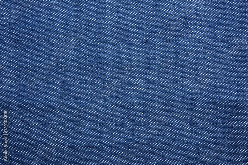 Texture and detail of blue jeans apron for background.