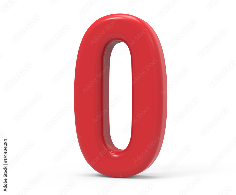 red number 0 red number 0
