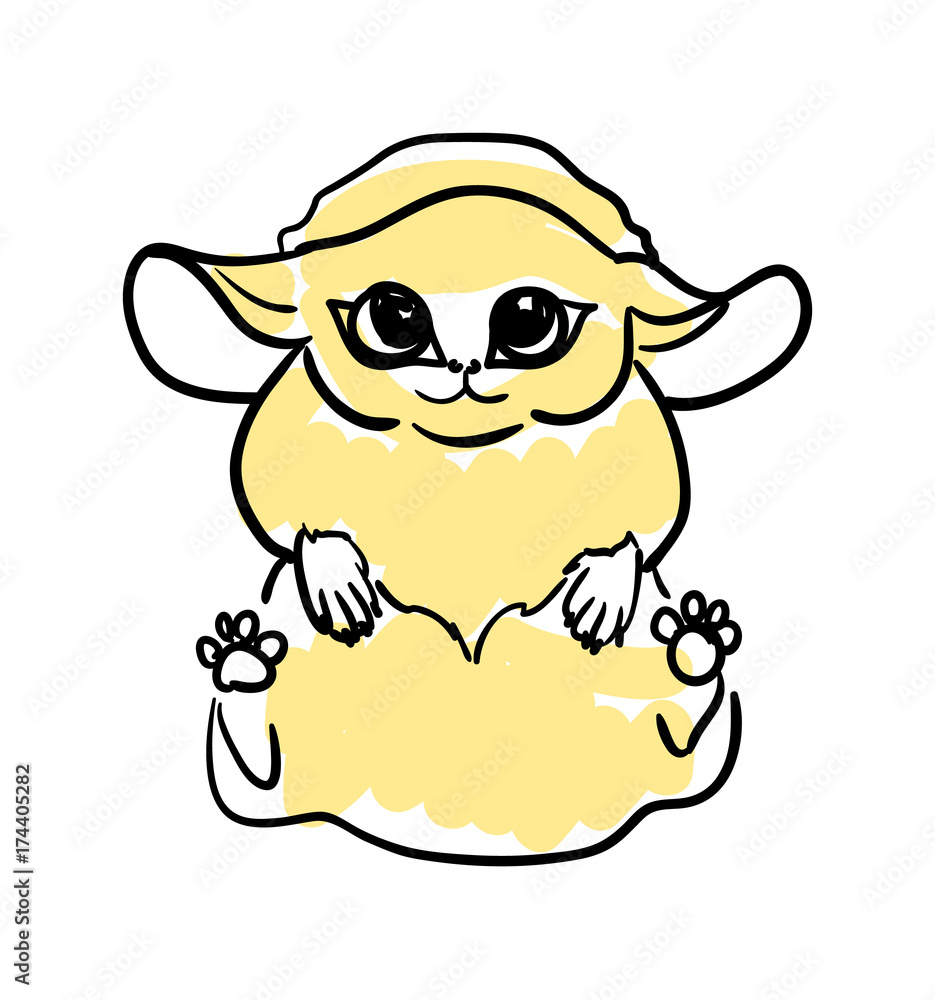 Mexican soft toy hand drawn icon isolated on white background vector illustration. Mexican ethnic culture element, traditional symbol. Mexican soft toy hand drawn icon isolated on white background vector illustration. Mexican ethnic culture element, traditional symbol.