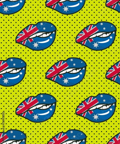 Seamless pattern Australia