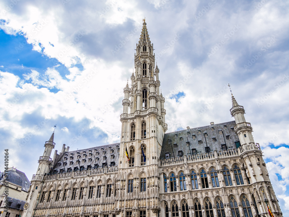 Town Hall in the Grand Place, Brussels, Belgium