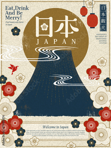 Japan tourism poster
