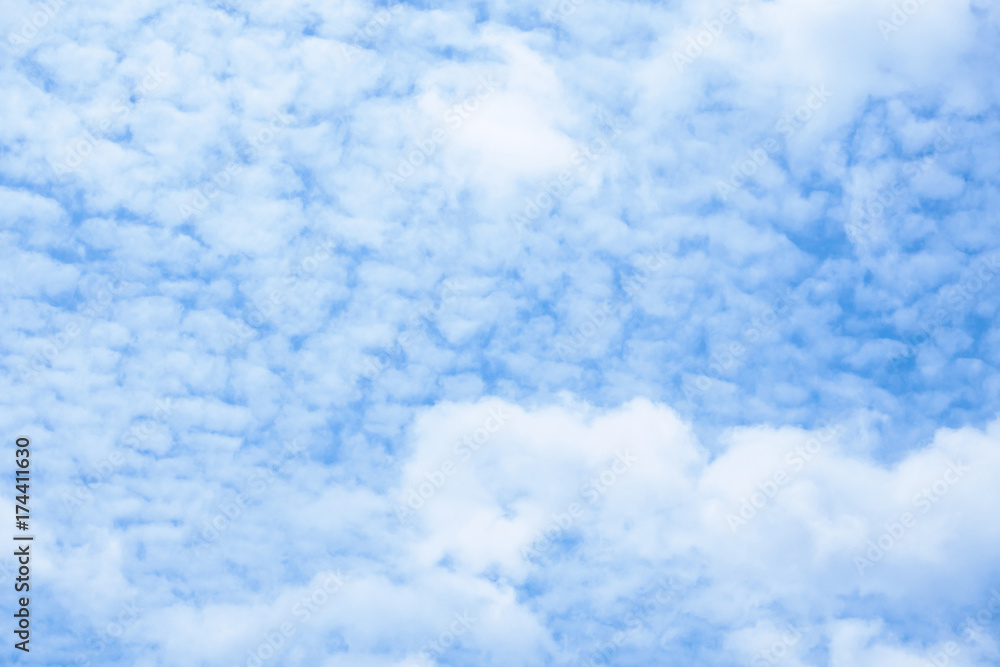 blue sky with clouds nature abstract background