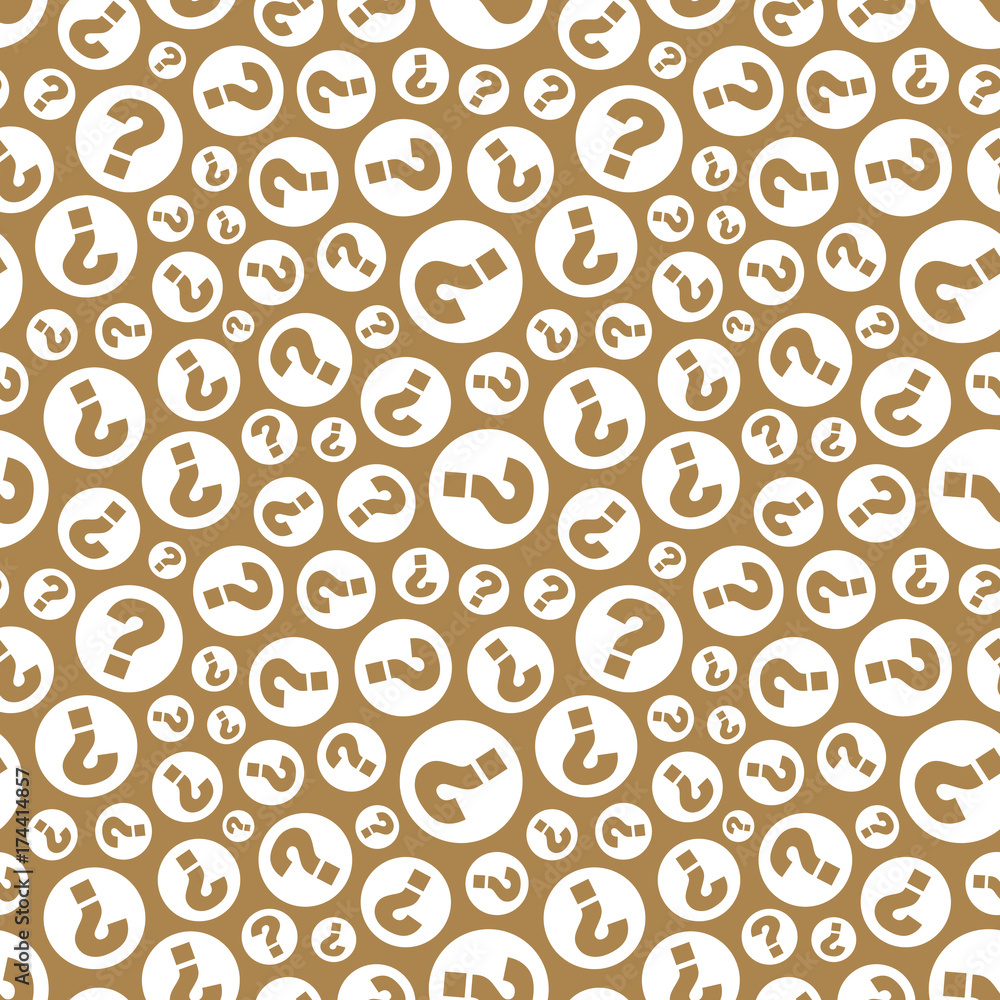 Questions. Seamless pattern. Vector illustration. Questions. Seamless pattern. Vector illustration.