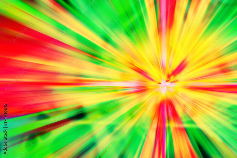 Obraz premium colorful sunburst reggae background