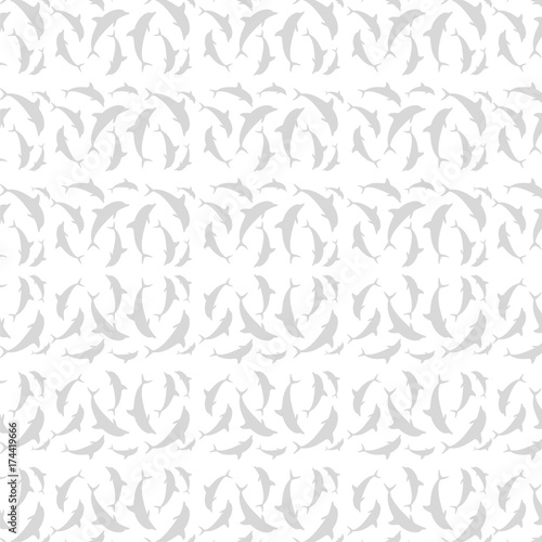 Silhouette dolphin background