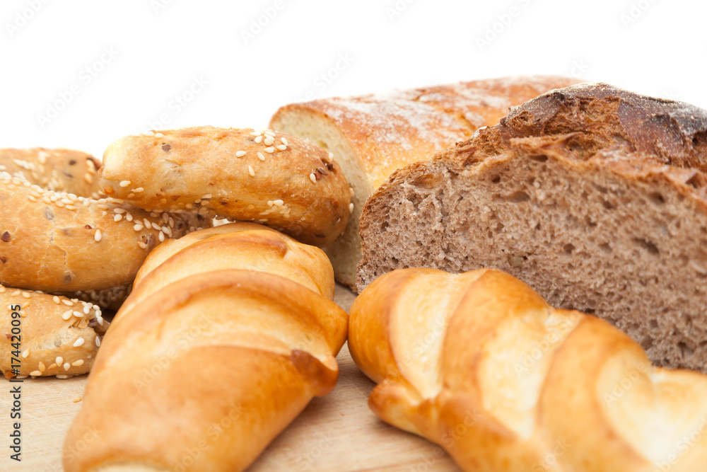 Mixed bred from delicious European bakery Mixed bred from delicious European bakery