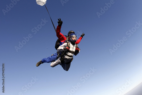 Tandem skydiving. © Sky Antonio