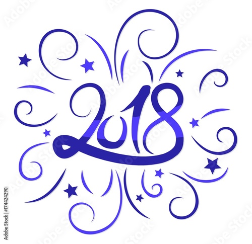 New Year card.