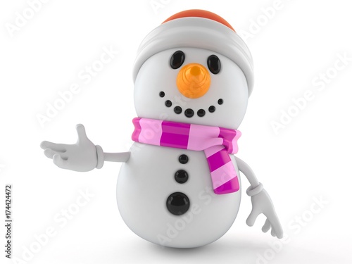 Snowman character