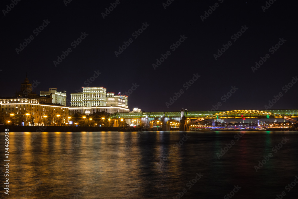 Москва Река ночь