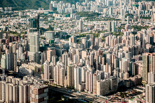 Hong Kong cityscape residental area