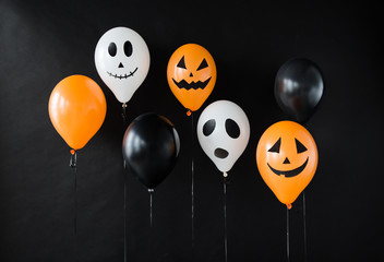 scary air balloons decoration for halloween party