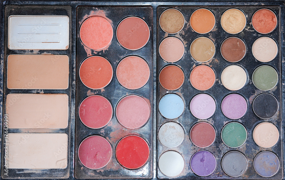 Make-up Set Palette with colorful
