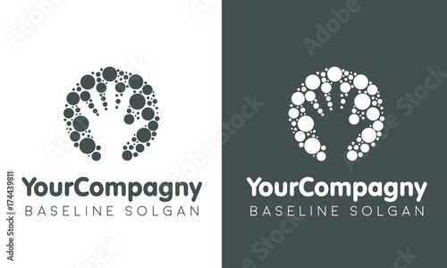 Logo Bubble Hand
