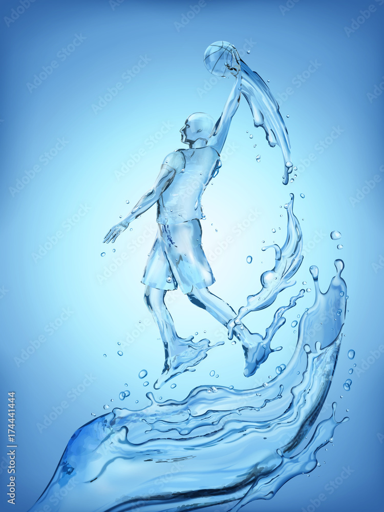 Fototapeta premium Water special effect
