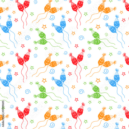 Wallpaper Mural Happy birthday pattern Background Torontodigital.ca