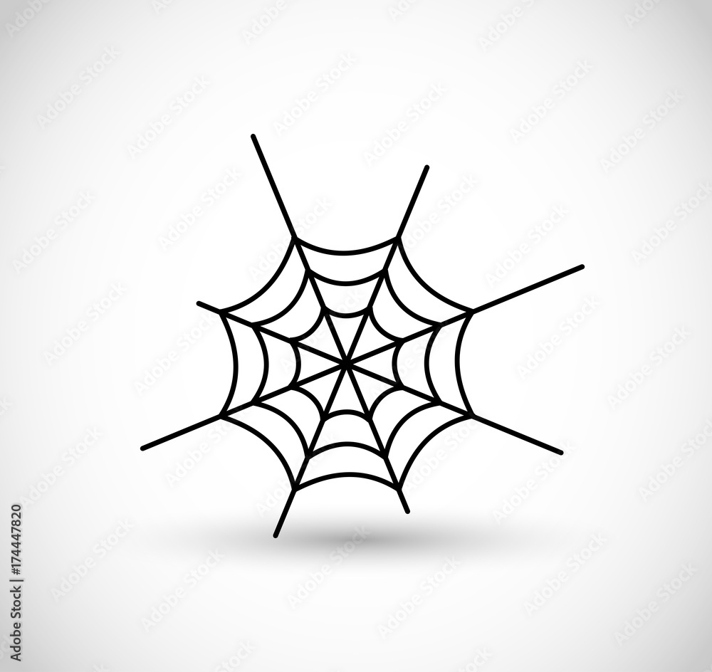 Spiderweb icon VECTOR Spiderweb icon VECTOR