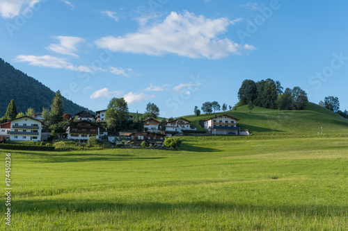 The village in moutains of Tyrol  Austria
