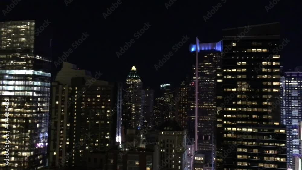 Manhattan aerial view from rooftop. Manhattan aerial view from rooftop.