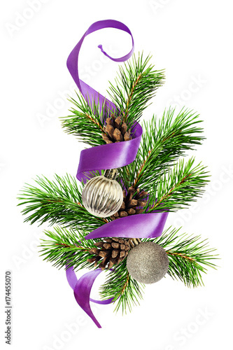 Christmas decoration with p...