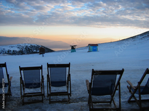 Kaimaktsalan ski center near Edessa Greece Europe © Christos