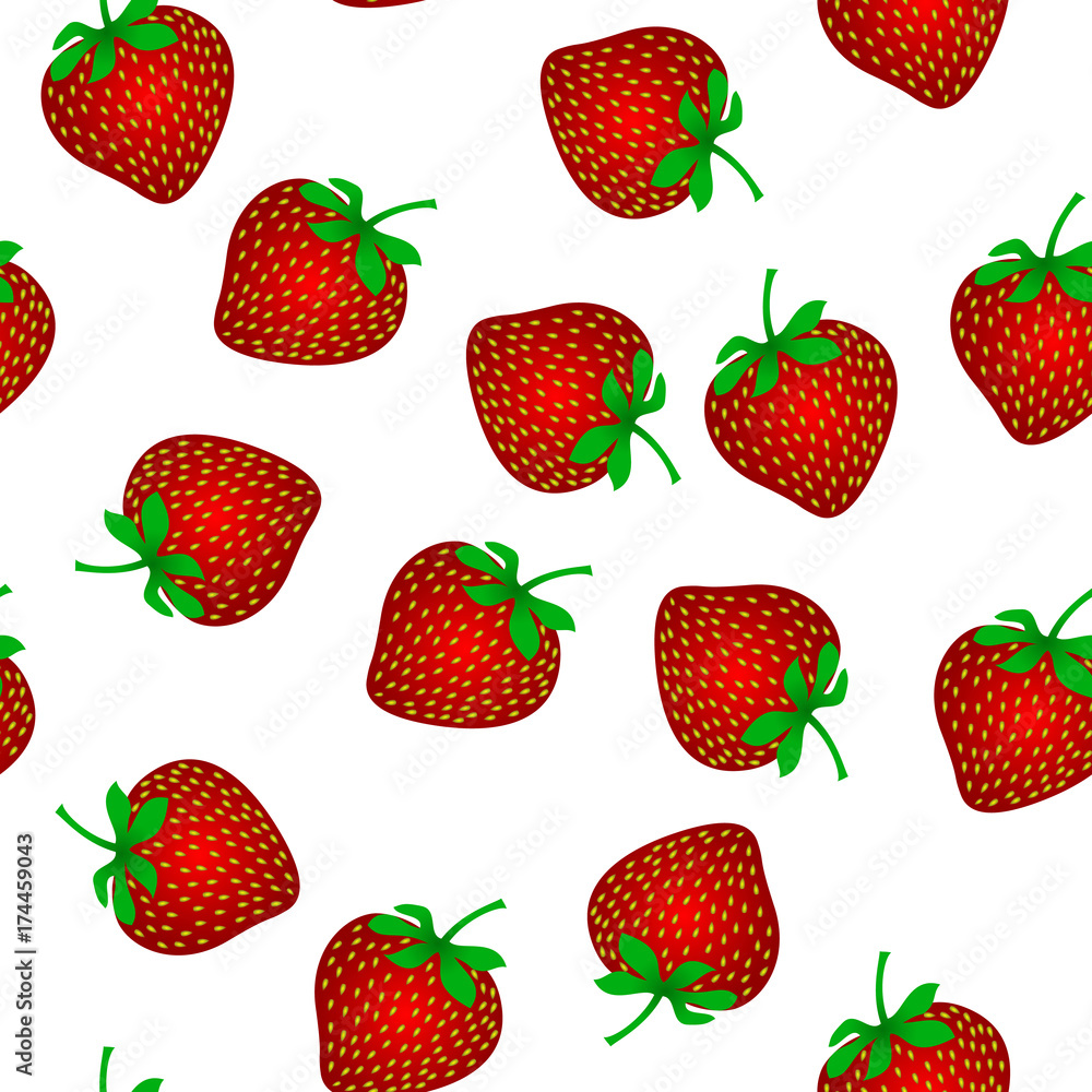 Seamless strawberry pattern Seamless strawberry pattern