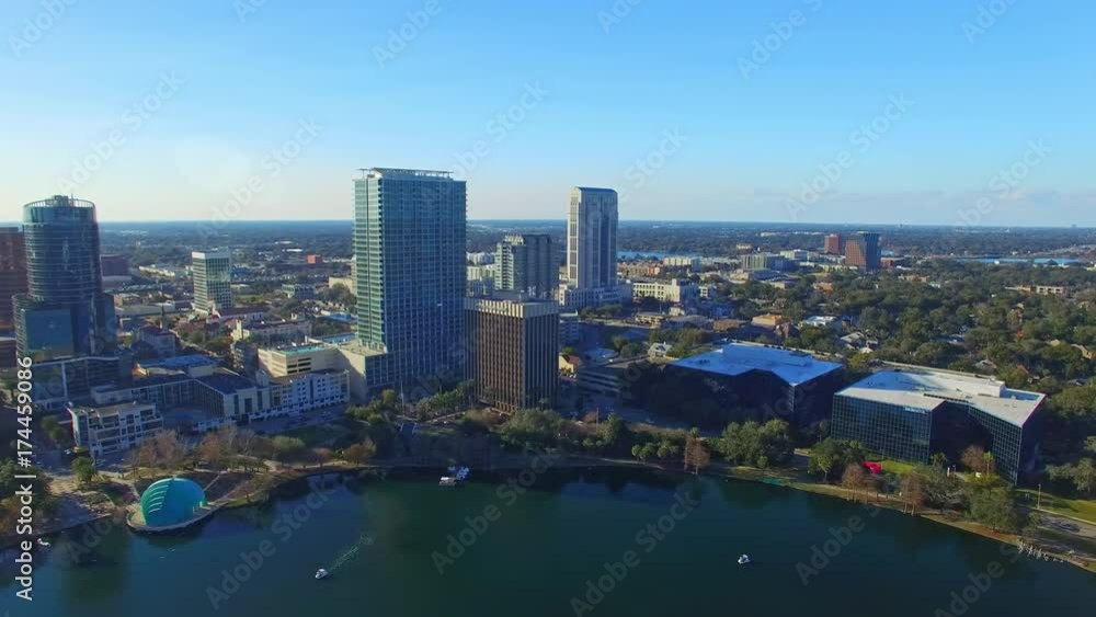 Orlando aerial view Orlando aerial view
