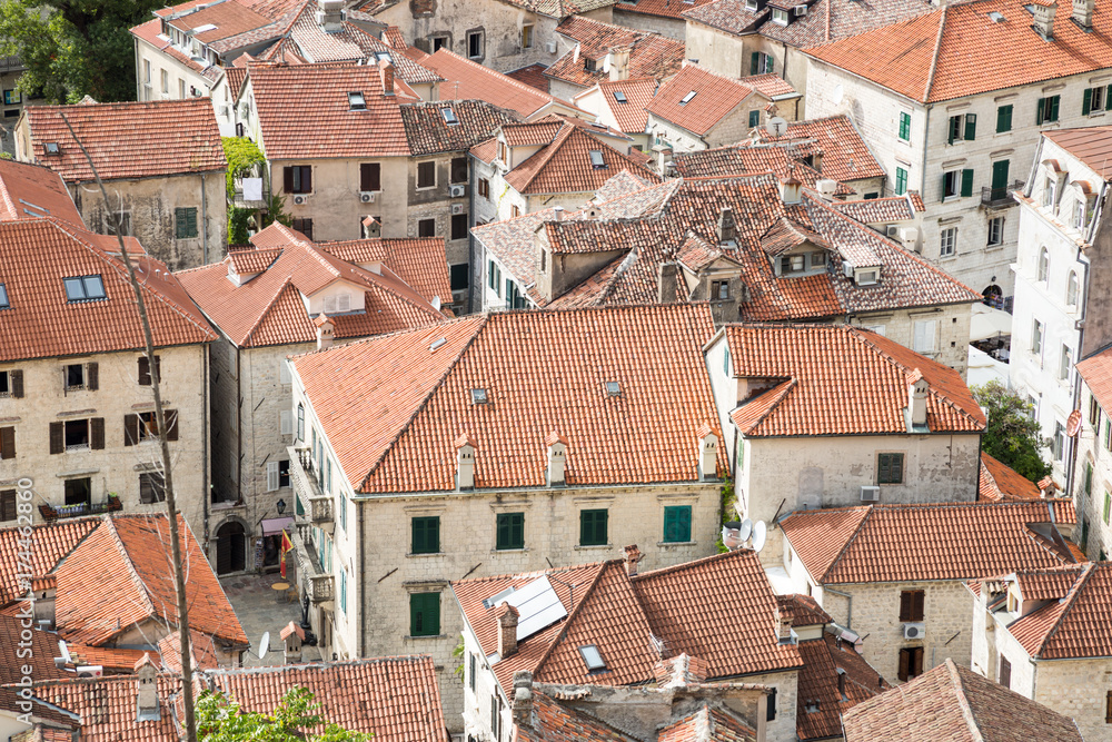 Kotor from a height. Montenegro Kotor from a height. Montenegro