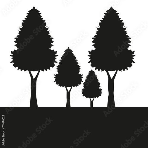 Nature background design icon vector illustration graphic design