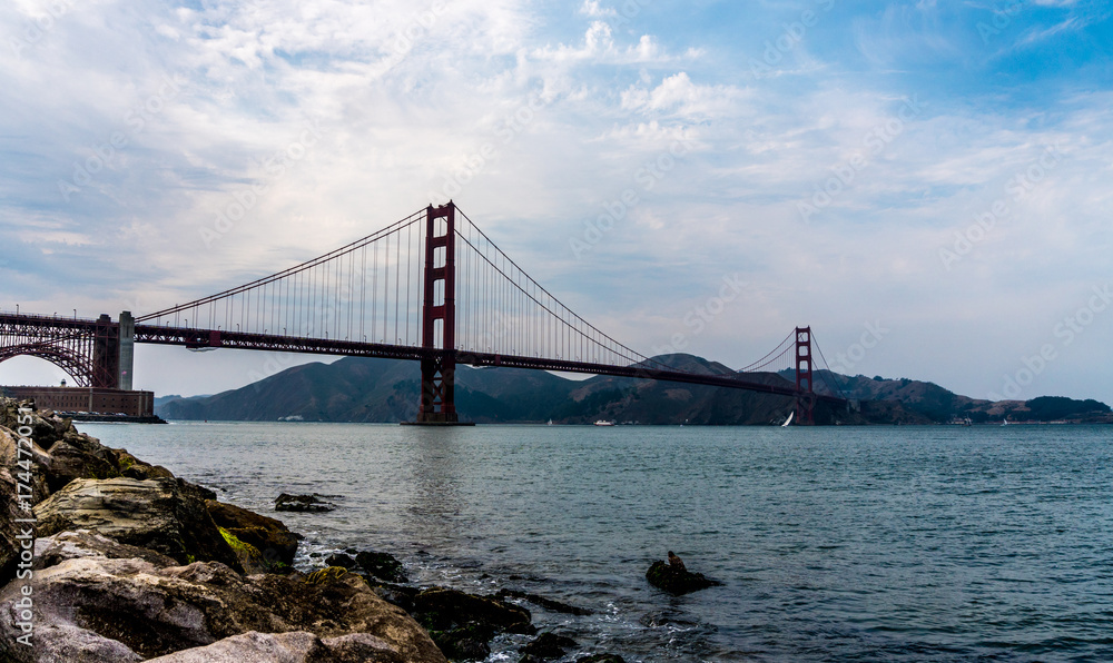 Fototapeta premium Most złotej bramy