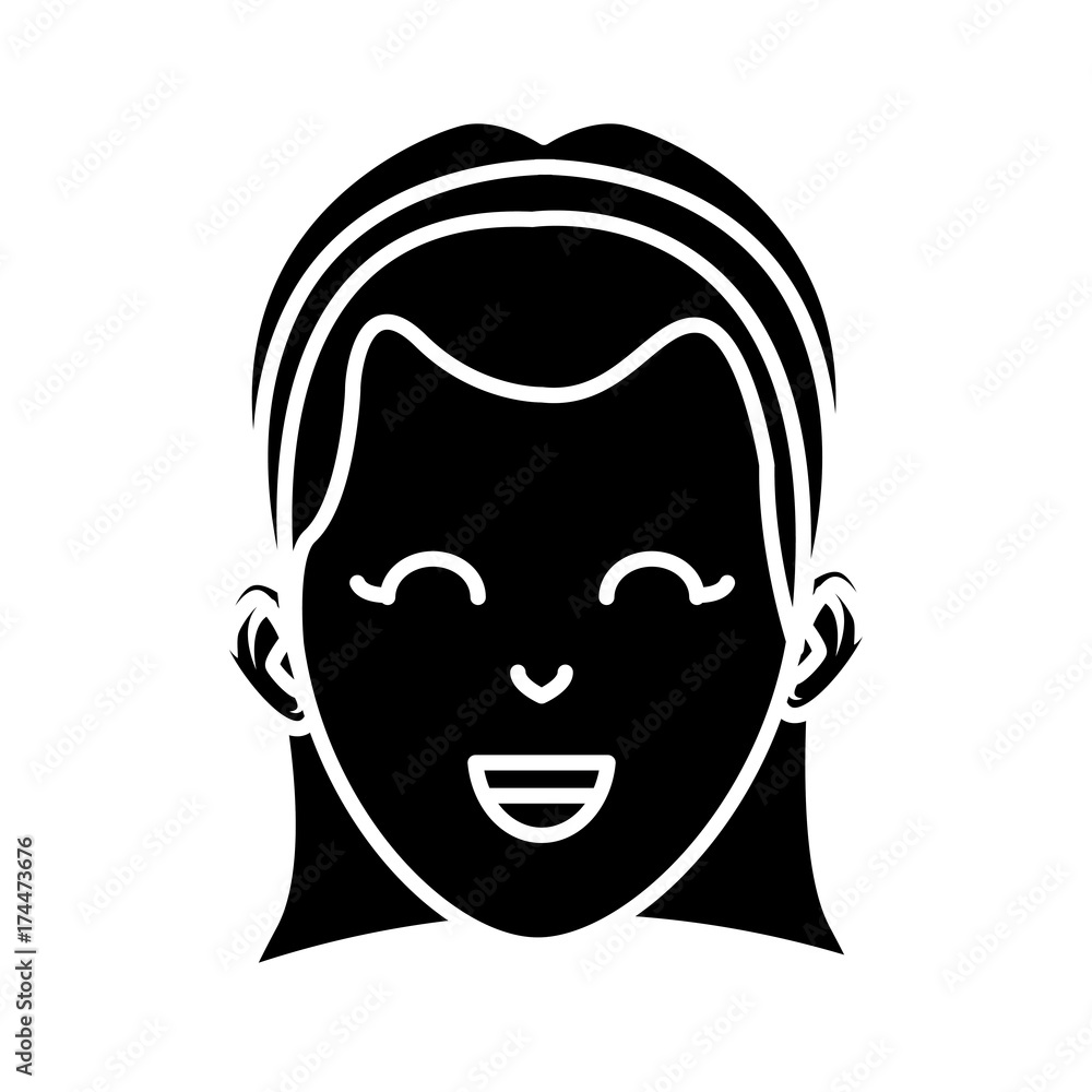 Young woman cartoon icon vector illustration graphic design Young woman cartoon icon vector illustration graphic design