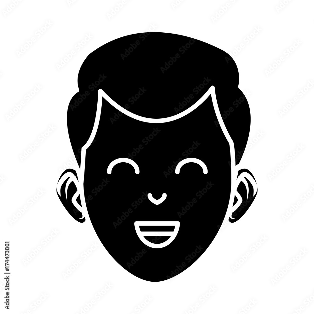 Young man cartoon icon vector illustration graphic design Young man cartoon icon vector illustration graphic design