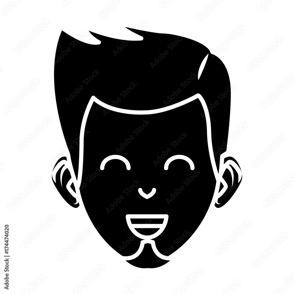 Young man cartoon icon vector illustration graphic design Young man cartoon icon vector illustration graphic design