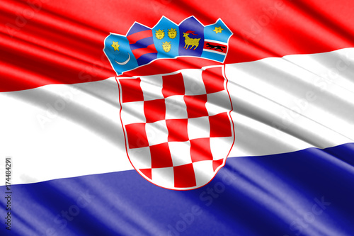 waving flag croatia