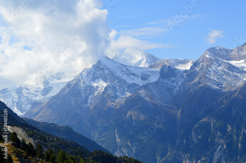 Schweizer Alpen im Wallis