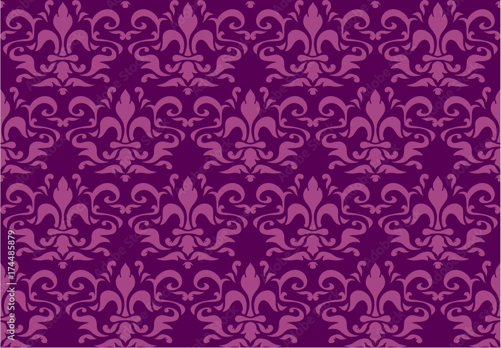 seamless royal lily background