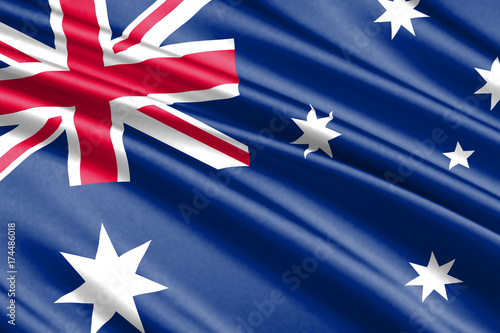 waving flag Australia