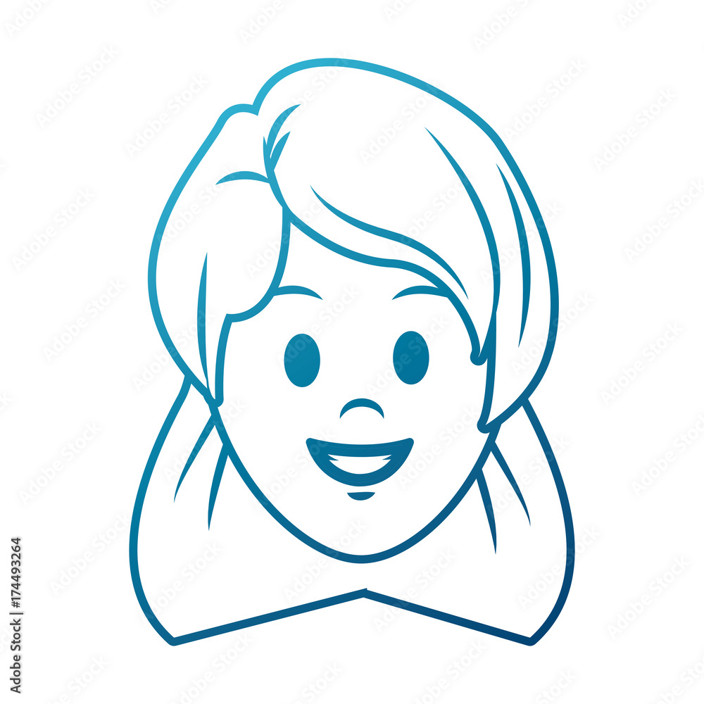 Young woman cartoon icon vector illustration graphic design Young woman cartoon icon vector illustration graphic design