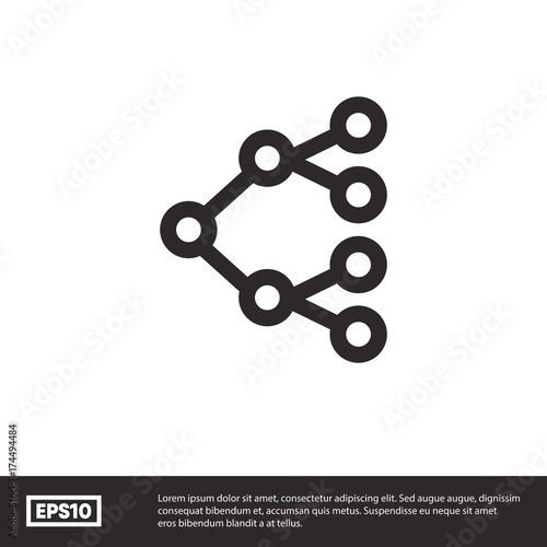 Network icon vector