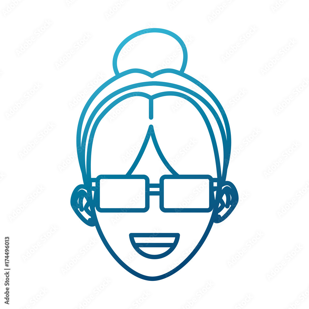 Young woman with sunglasses cartoon icon vector illustration graphic design Young woman with sunglasses cartoon icon vector illustration graphic design