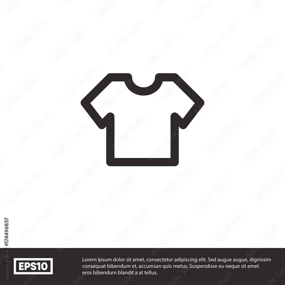 Tshirt vector icon Tshirt vector icon
