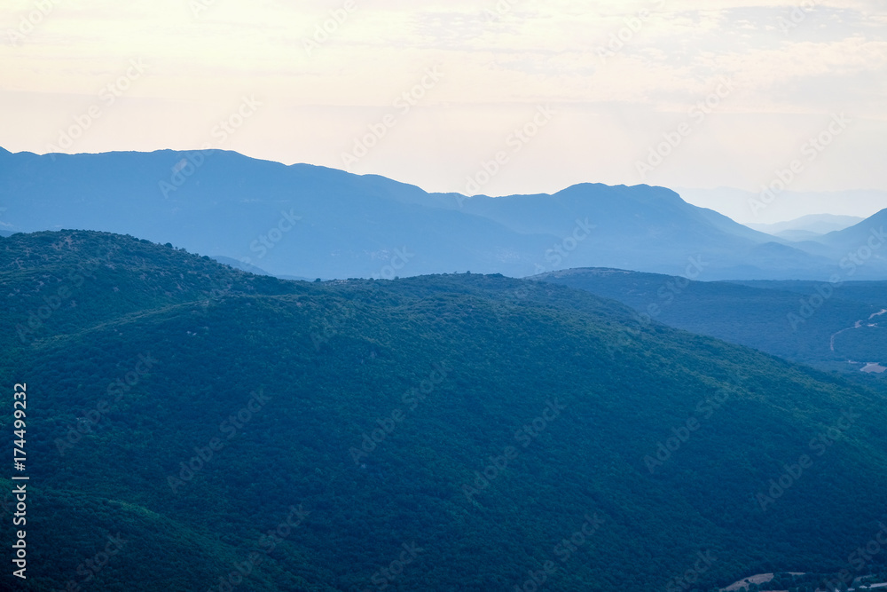 Fototapeta premium Landschaft in Thessalien in Griechenland