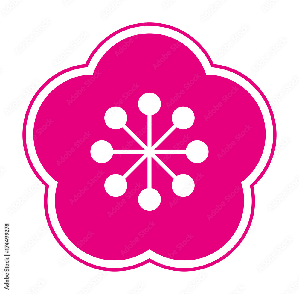 Flower vector icon Flower vector icon