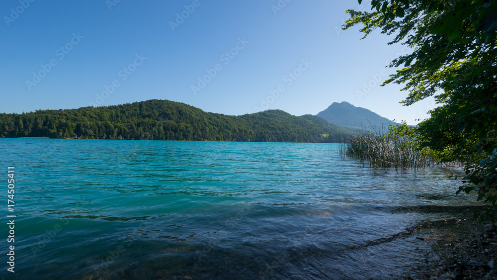 Lake Fuschl, Salzburger Land, in summer