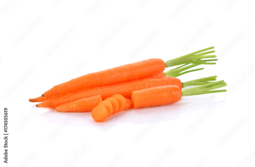Carrot isolated on white background Carrot isolated on white background
