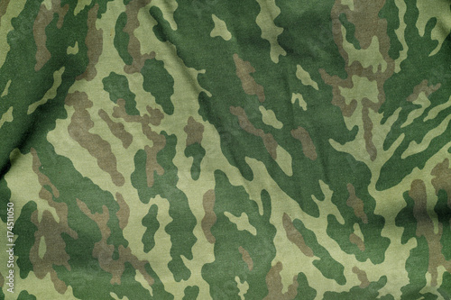 Wallpaper Mural Green and brown military camouflage uniform pattern. Torontodigital.ca