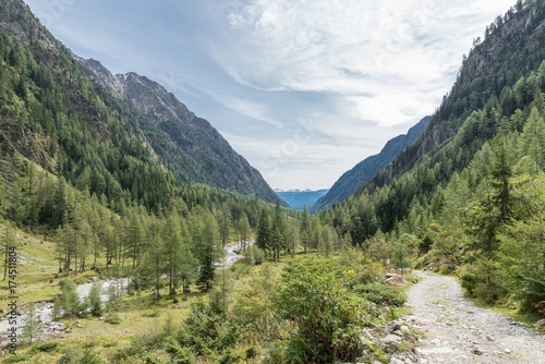 Göriachtal im Lungau mit Blick auf die Berge, Österreich