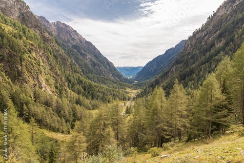 Göriachtal im Lungau mit Blick auf die Berge, Österreich