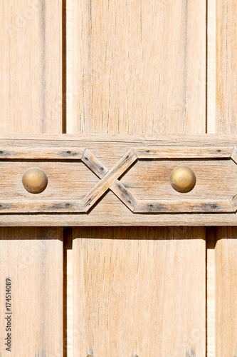 in oman old antique door texture and abstract background line